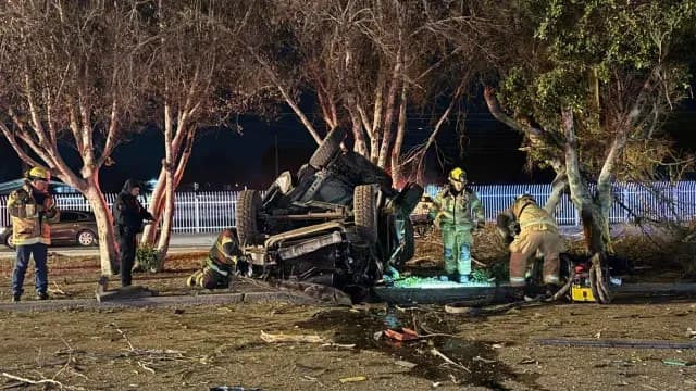 El accidente fue atendido por elementos de Bomberos en Mexicali. Foto: DSPM