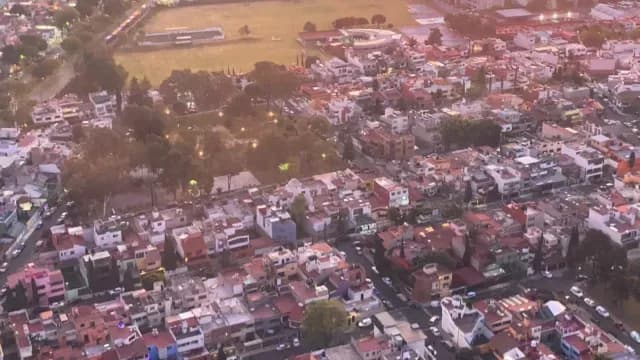 Vista desde el aire regreso a clases CDMX 2024