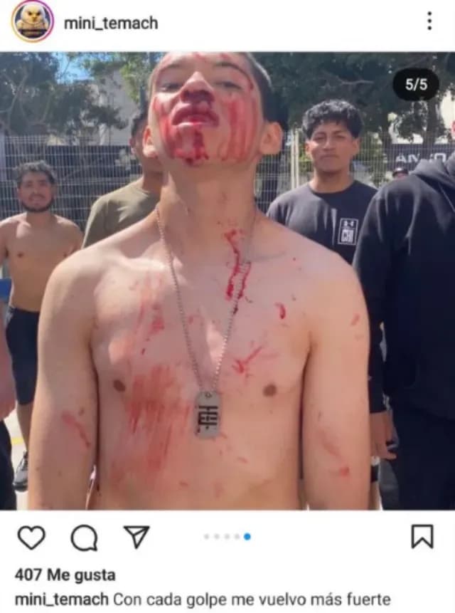 Presunto seguidor de Temach, golpeado