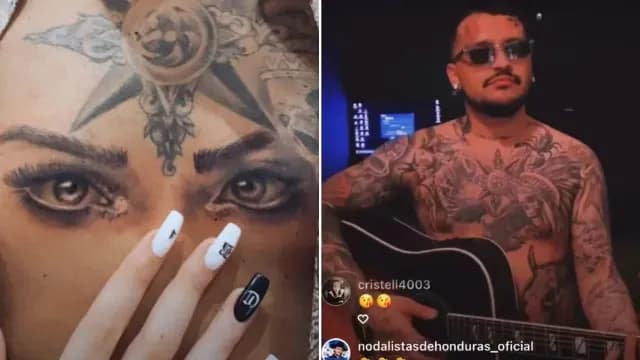 Tatuaje Nodal Ojos Belinda Modificado