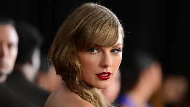 Taylor Swift durante los Premios Grammy