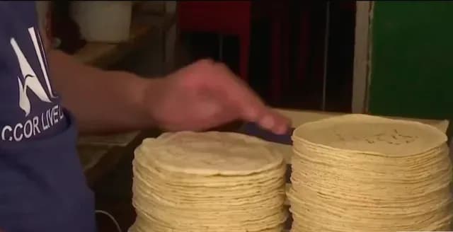 El precio promedio del kilo de tortilla aumentó