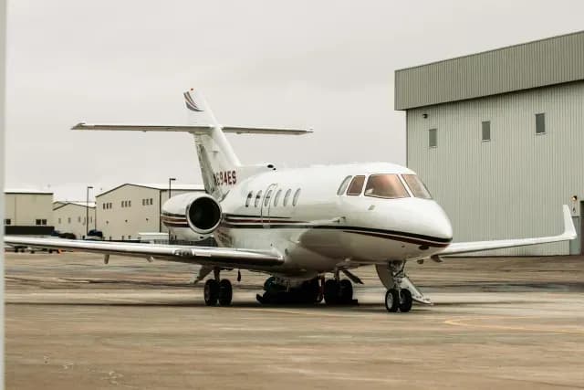 Un avión privado