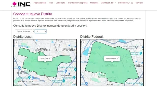 Distrito electoral INE 2024