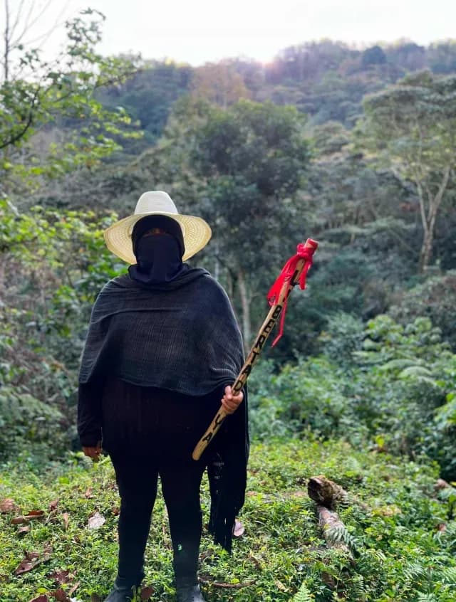Julia, miembro del Comité de Mujeres Autodefensas de Eloxochitlán