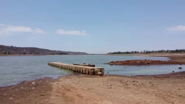 Sequía en Presa Calderón