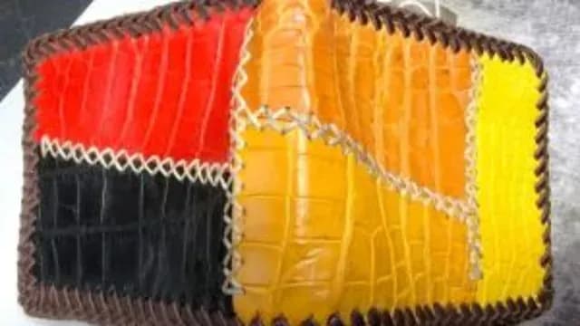 Las carteras de piel de cocodrilo son uno de los artículos más traficados. Foto: CBP