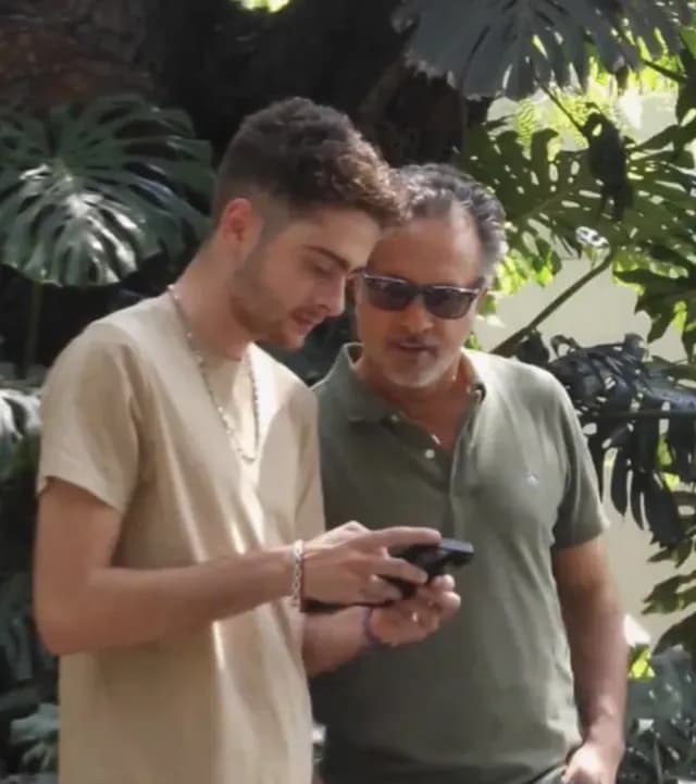 Nicolás Buenfil y su papá, Ernesto Zedillo Jr.