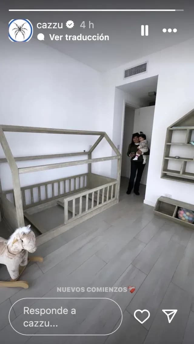 Cazzu presumió su nueva casa, donde vivirá con su hija Inti