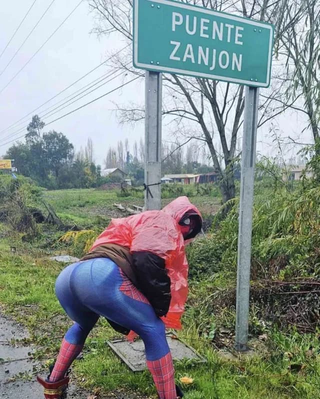 El Sensual Spider-Man de Chile