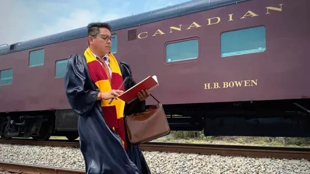 Se caracteriza de Harry Potter y se hace viral. Foto: Facebook/Ramón Andrade