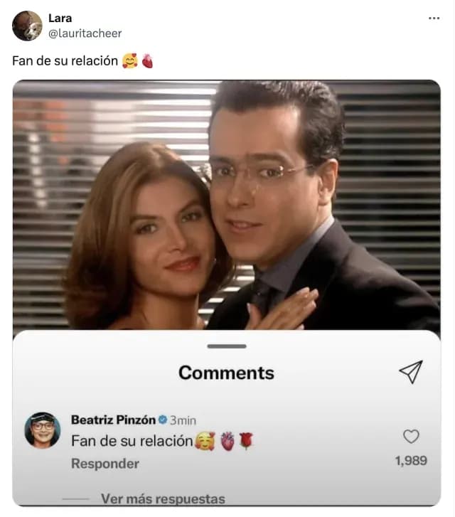 “Fan de su relación” versión Yo soy Betty, la fea