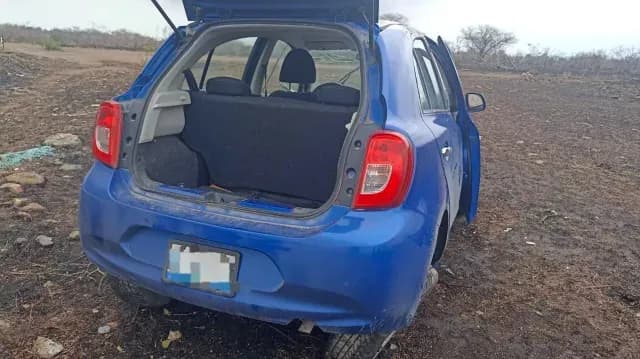 Dos Lesionados por Volcadura en Carretera Aldama-Barra del Tordo. Foto: SSP Tamaulipas