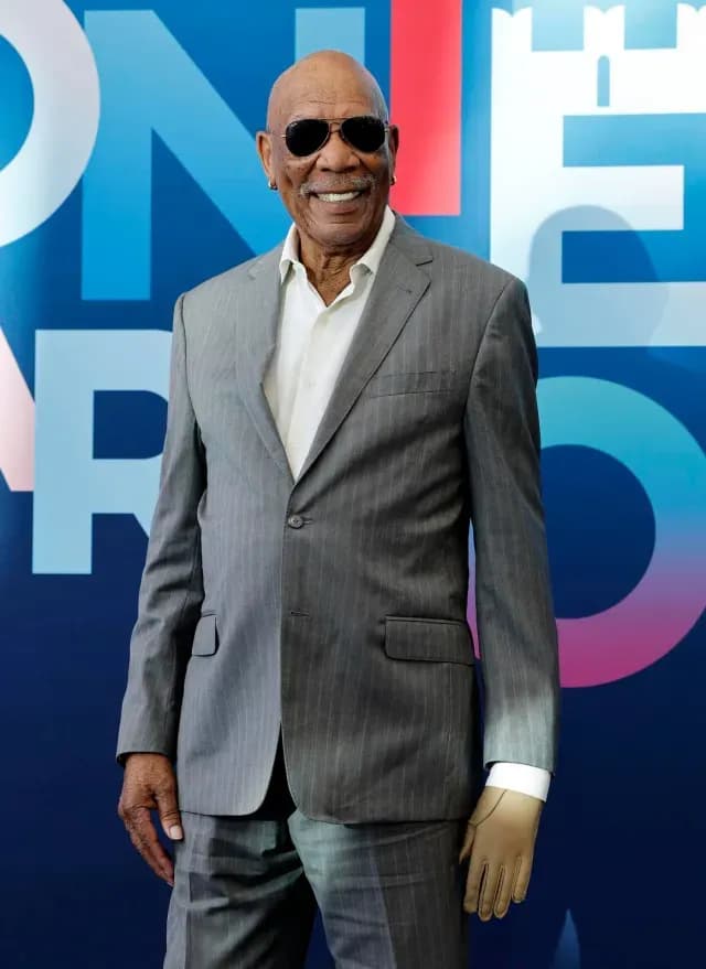 Morgan Freeman en el festival de Montecarlo