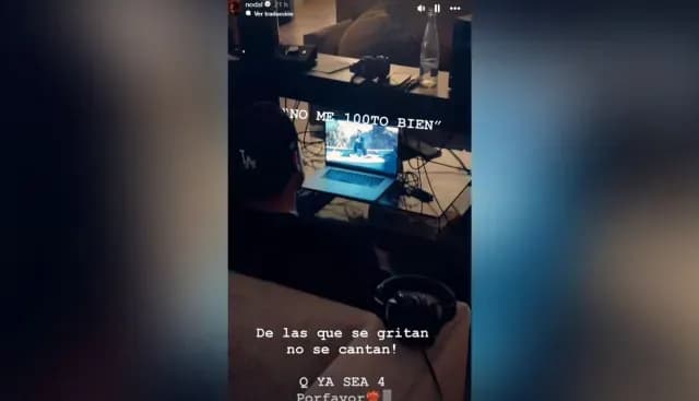 Christian Nodal adelantó en redes sociales parte de su nueva canción. Foto: Instagram nodal