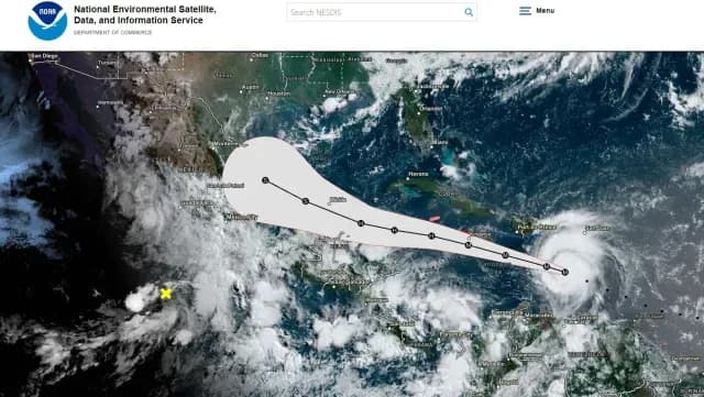 Huracán Beryl en vivo