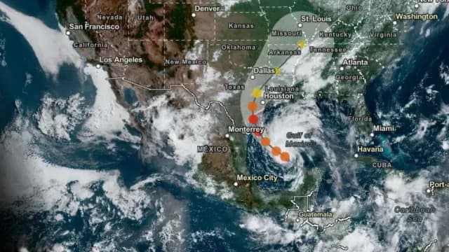 Así se ve la trayectoria de la Tormenta Tropical Beryl hoy 6 de julio 2024