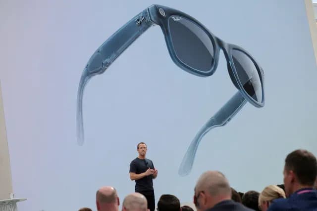 Mark Zuckerberg durante la presentación de las Ray-Ban Meta Smart Glasses
