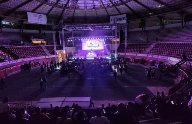 Concierto vacío de Dani Flow en Cancún, Quintana Roo