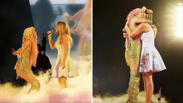 Amaia Montero y Karol G en Madrid