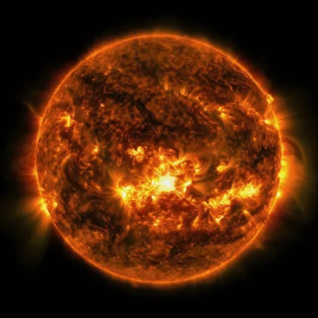 Llamarada solar captada el 28 de julio del 2024