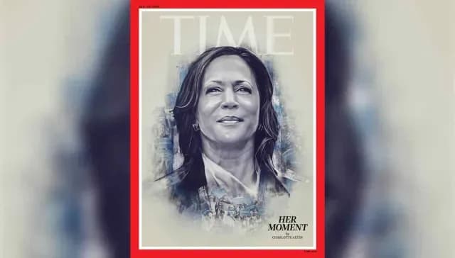 Portada de Time con Kamala Harris