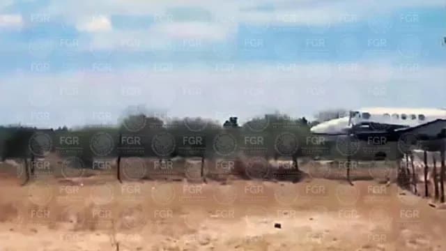 Avión en el que fue trasladado 'El Mayo' Zambada