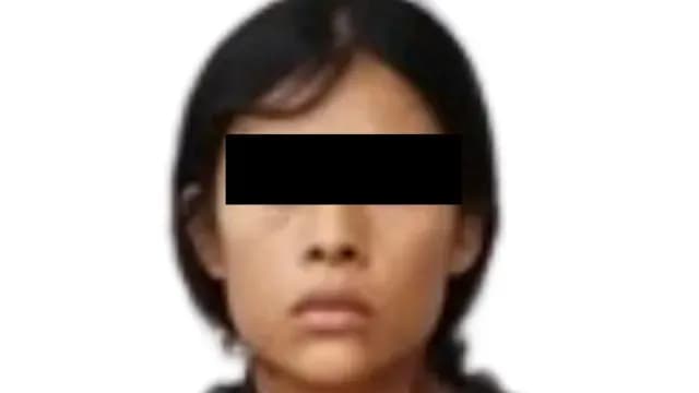 Estefanía ‘N’, de 21 años de edad, quien presuntamente abandonó a su bebé. Foto: FGJEM