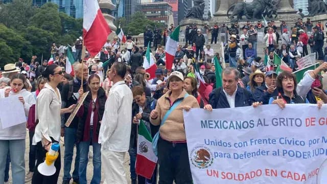 Manifestantes Poder Judicial