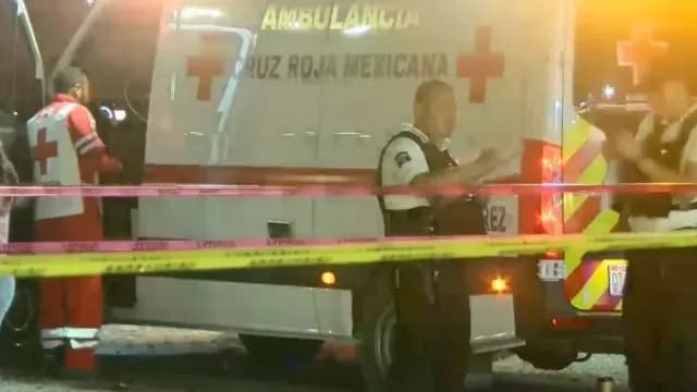 Ambulancia de la Cruz Roja Mexicana en Ciudad Juárez