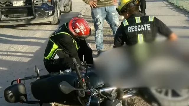 Una Mujer Resultó con una Posible Fractura en Accidente Vial de Ciudad Juárez