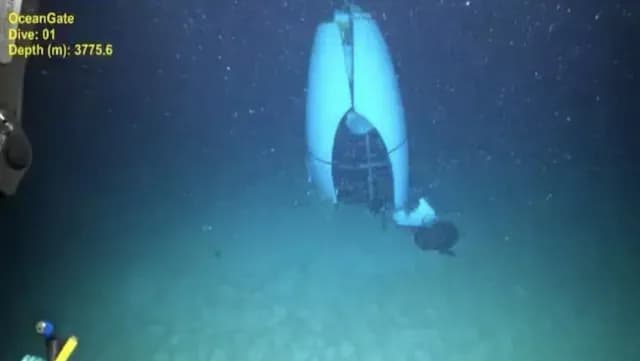 Últimas imágenes del sumergible Titán, que implosionó en el Atlántico Norte