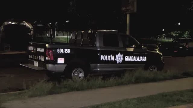 Policia municipal tras partido de futbol