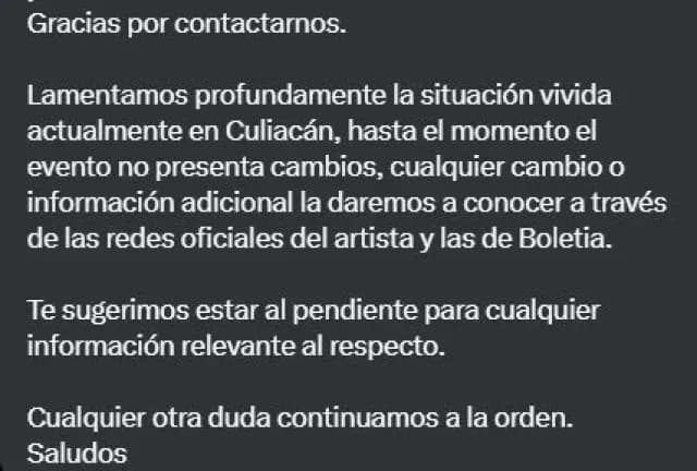 Concierto de Luis Miguel en Culiacán, Sinaloa