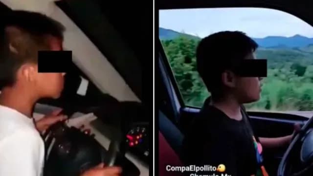 Video: Papá Ebrio Deja Manejar Vehículo a Niño en Chiapas