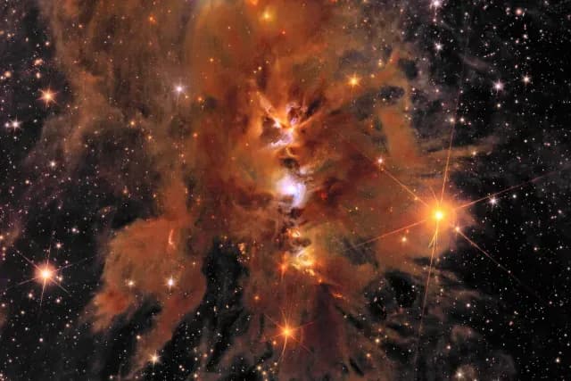 La nebulosa Messier 78 fotografiada por el telescopio Euclid