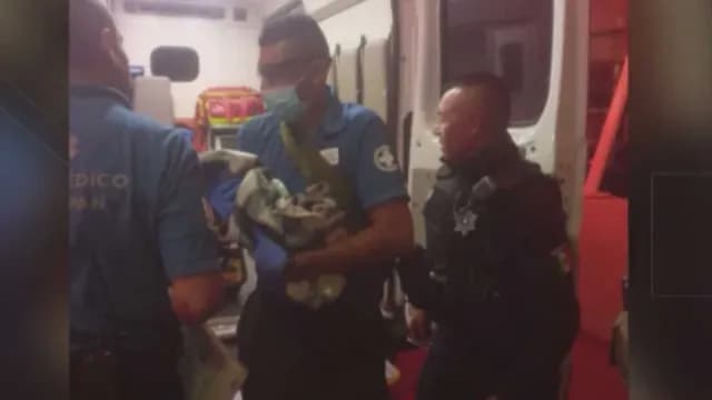 Localizan a recién nacido en una bolsa de regalo