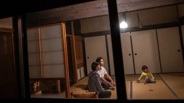 Familia Kato en su hogar en Ichinono en Japón