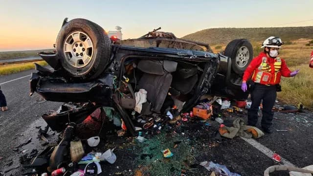 Cuatro-Muertos-Accidente-Carretera-Saltillo-Monclova