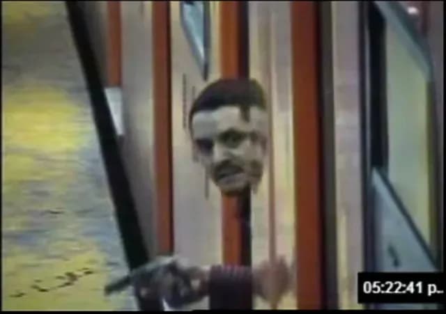 Luis Felipe Hernández Castillo, agresor del Metro Balderas, captado por la cámara de seguridad