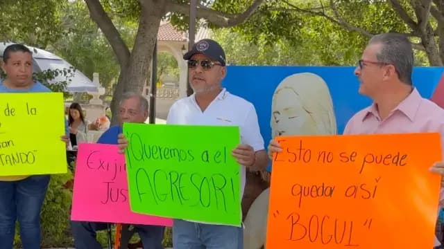 Manifestación por muerte de Omar Alejandro en Tabasco, Zacatecas. Foto: N+