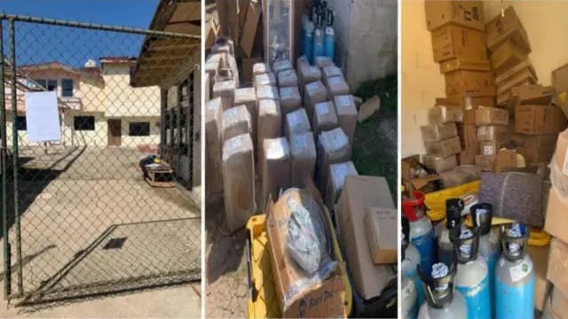 Aseguran mercancía robada en Zacatlán, Puebla. Foto: X @FiscaliaPuebla