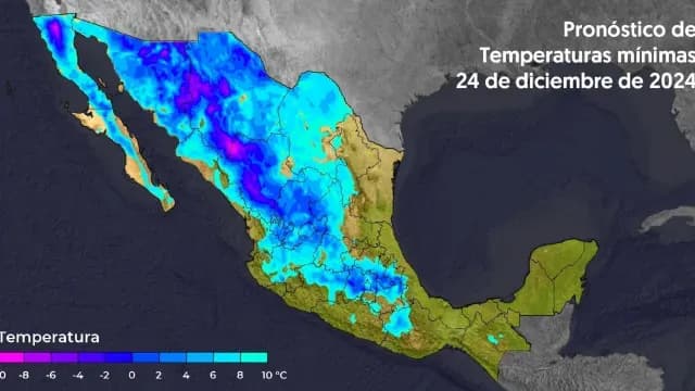 El nuevo frente frío número 17 se aproximará al noroeste de México. Foto: SMN