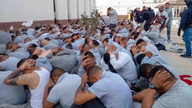 Opertivo tras fuga de reos en el Cereso 3 de Ciudad Juárez