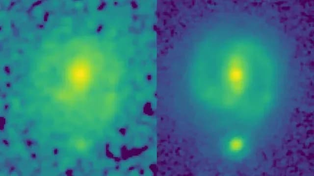 Galaxias captadas por el James Webb en el universo joven