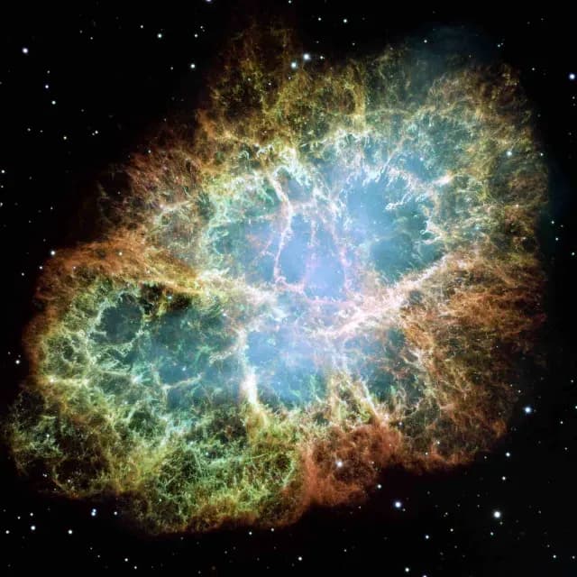 Nebulosa del Cangrejo fotografiada por la NASA