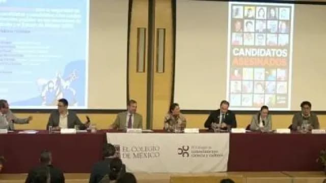 Se presentó un estudio en el Colmex sobre la violencia que se vive durante los procesos electorales
