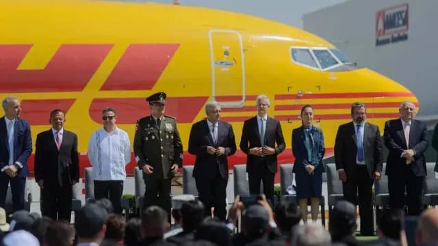 Llega primer vuelo de carga al AIFA