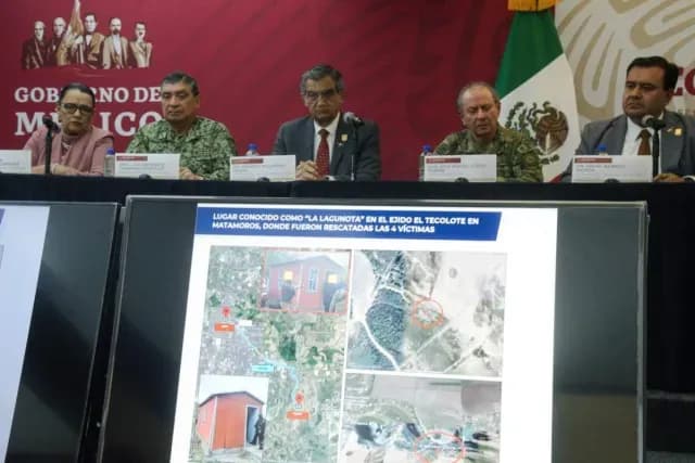 Integrantes del gobierno de México y Américo Villareal dan detalles sobre lo que pasó en Tamaulipas