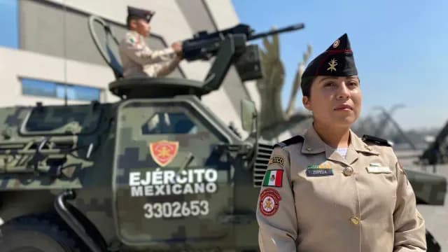 Berenice Zepeda optó por Arma Blindada, en el Heroico Colegio Militar
